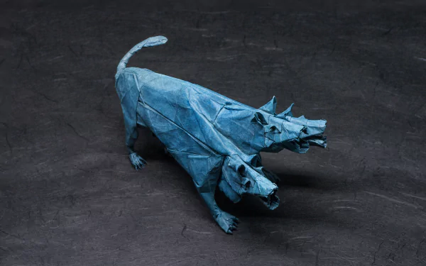 cerberus man made origami HD Desktop Wallpaper | Background Image