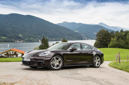 black car car Porsche Porsche Panamera vehicle Porsche Panamera 4S HD Desktop Wallpaper | Background Image