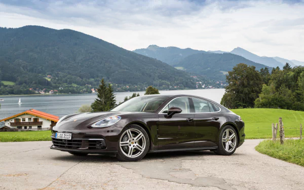 black car car Porsche Porsche Panamera vehicle Porsche Panamera 4S HD Desktop Wallpaper | Background Image