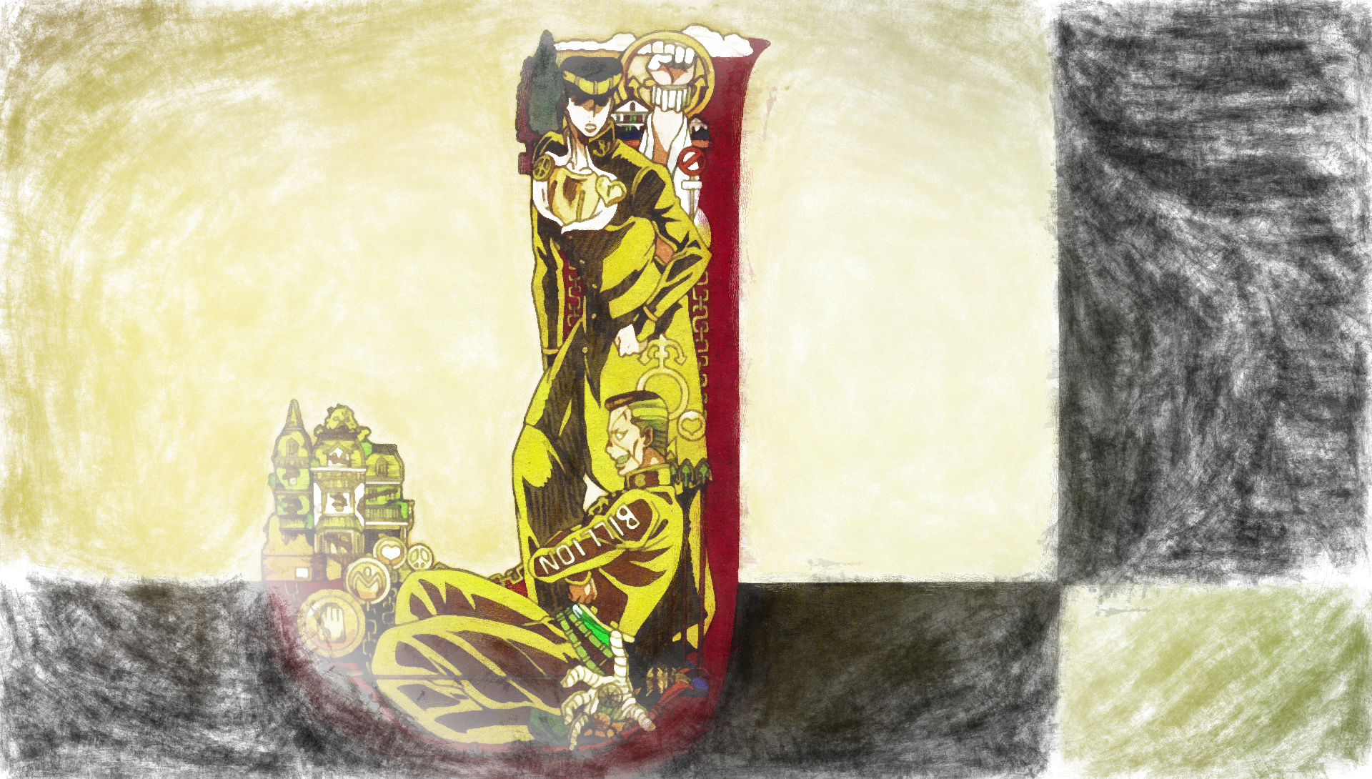 Download Crazy Diamond (Jojo's Bizarre Adventure) The Hand (Jojo's Bizarre Adventure) Okuyasu Nijimura Josuke Higashikata Anime Jojo's Bizarre Adventure HD Wallpaper by Terumi Nishii