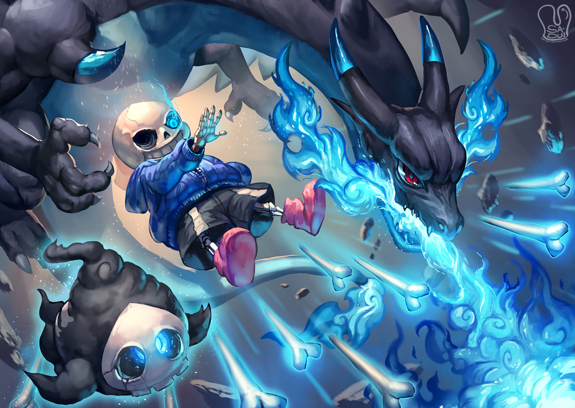 97 Sans Undertale Hd Wallpapers Background Images Wallpaper Abyss
