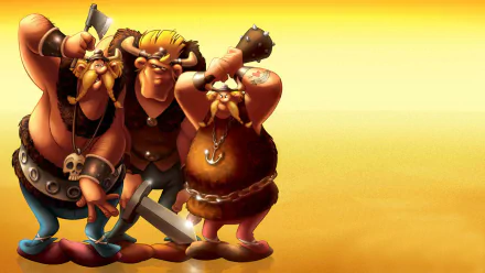 movie Asterix and the Vikings HD Desktop Wallpaper | Background Image
