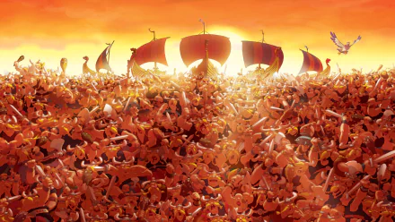 movie Asterix and the Vikings HD Desktop Wallpaper | Background Image