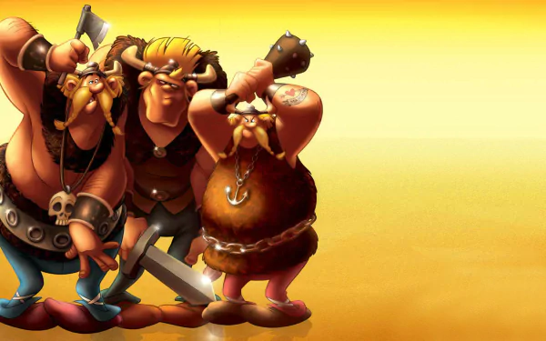 movie Asterix and the Vikings HD Desktop Wallpaper | Background Image