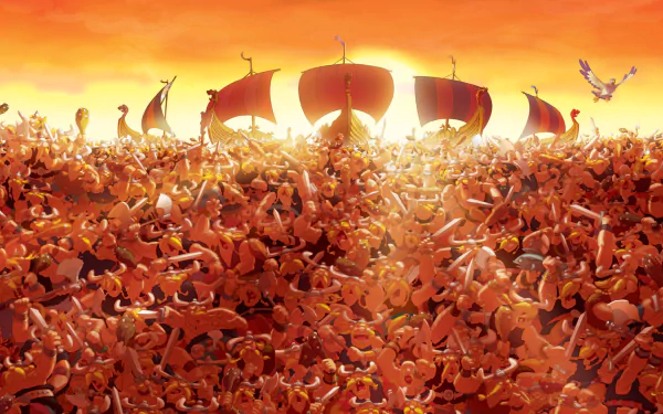 movie Asterix and the Vikings HD Desktop Wallpaper | Background Image