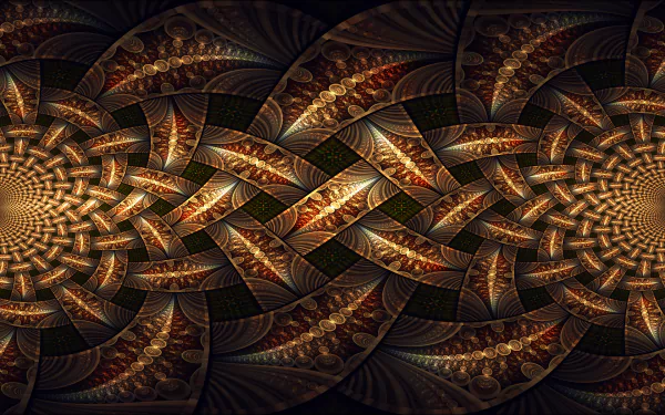 bronze Abstract fractal HD Desktop Wallpaper | Background Image