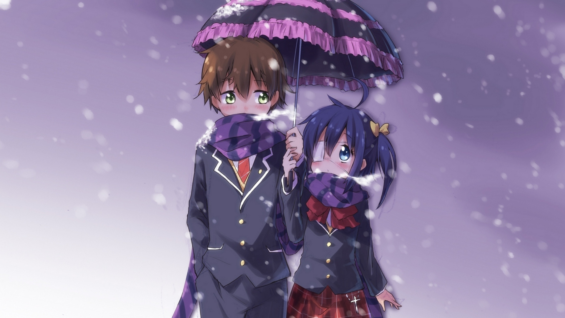 Yuuta and Rikka HD Wallpaper | Background Image | 1920x1080 | ID:799159