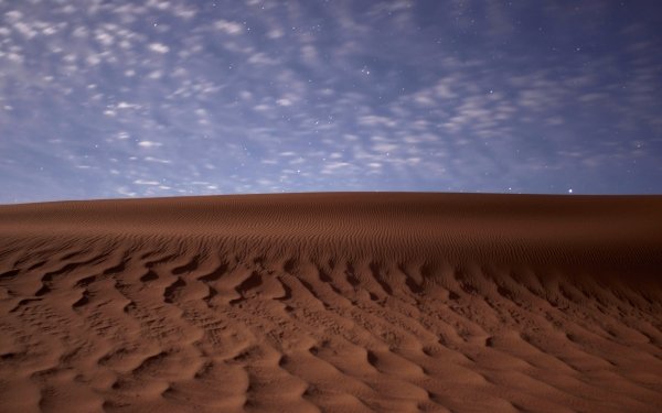 Earth Desert Sand Sky Sahara Stars Algeria Africa Dune Landscape HD Wallpaper | Background Image
