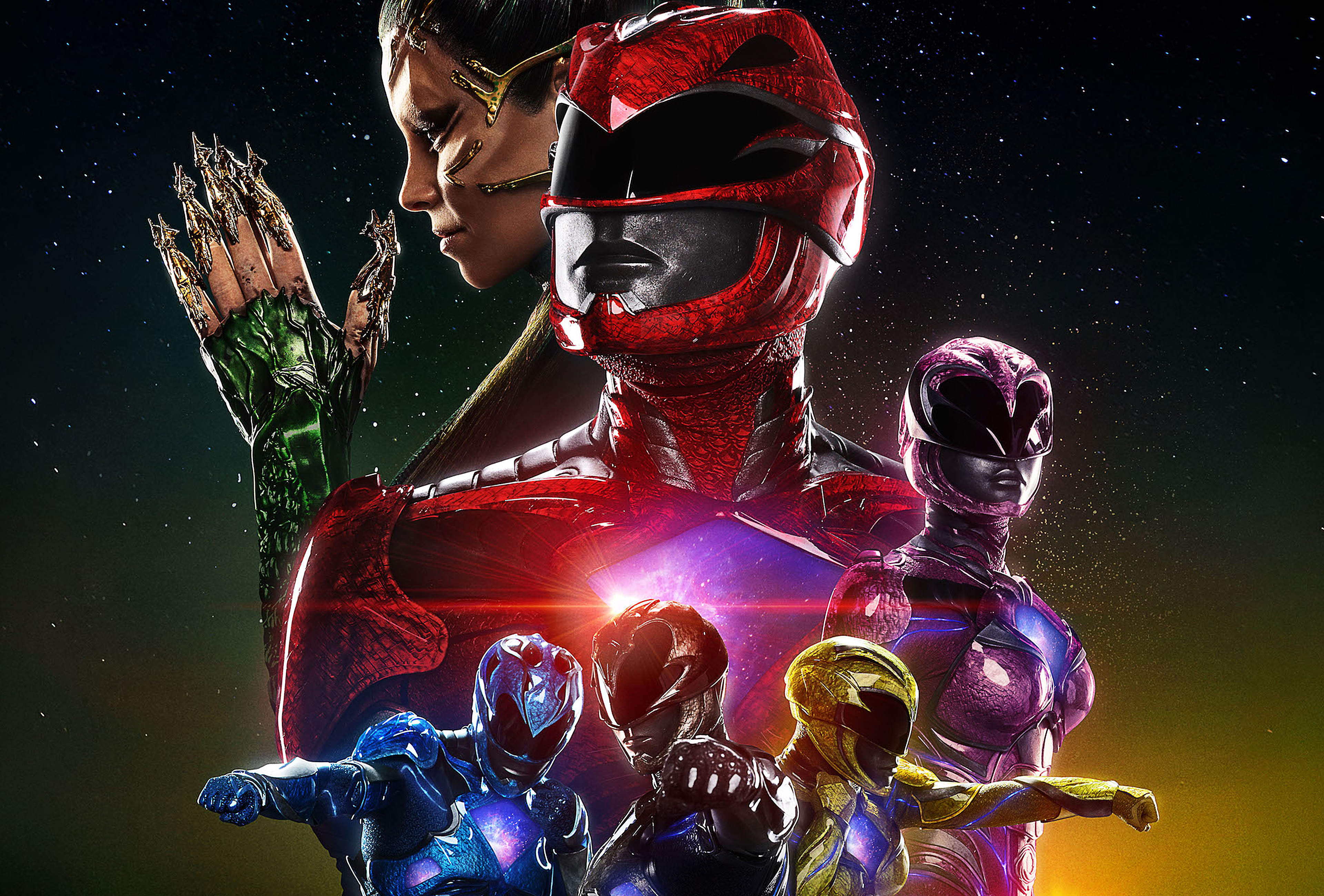 Red power rangers Wallpaper Download