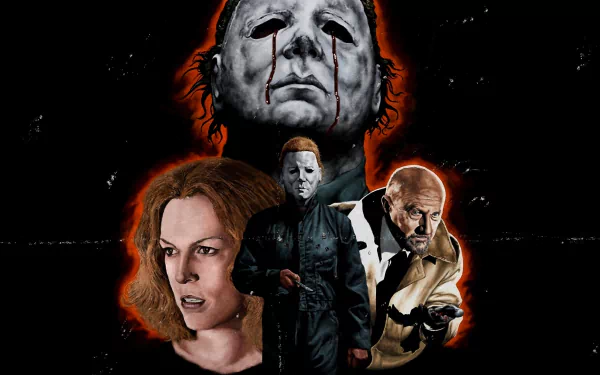 Michael Myers movie Halloween II (1981) HD Desktop Wallpaper | Background Image