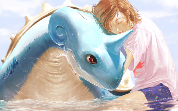 Lapras (Pokémon) Anime Pokemon HD Desktop Wallpaper | Background Image
