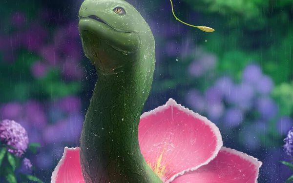 Meganium (Pokemon) Anime Pokemon HD Desktop Wallpaper | Background Image