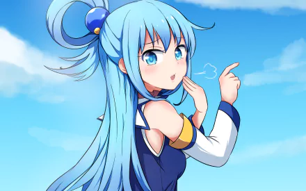 Aqua (KonoSuba) Anime KonoSuba - God’s blessing on this wonderful world!! HD Desktop Wallpaper | Background Image