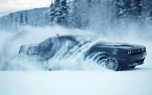 Mopar muscle car vehicle Dodge Challenger GT AWD HD Desktop Wallpaper | Background Image