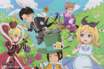 Historia Reiss Ymir (Attack on Titan) Annie Leonhart Levi Ackerman Anime Attack On Titan: Junior High HD Desktop Wallpaper | Background Image