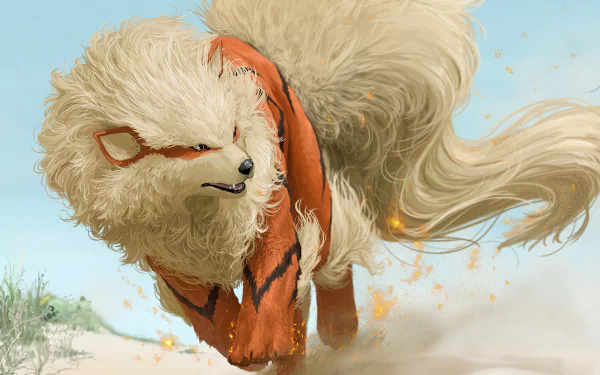 Arcanine (Pokémon) Anime Pokemon HD Desktop Wallpaper | Background Image
