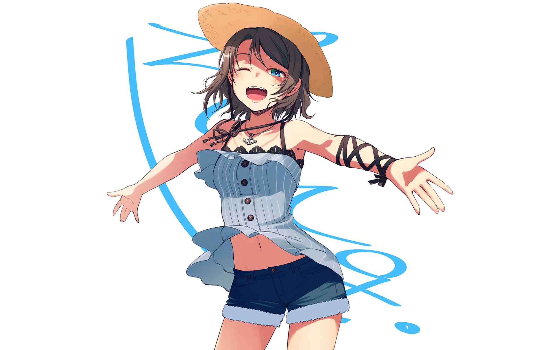 Download You Watanabe Anime Love Live! Sunshine!! HD Wallpaper by なのつき