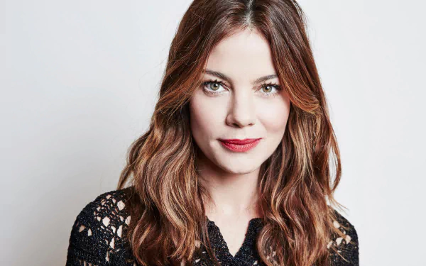 face lipstick brunette actress American Celebrity Michelle Monaghan HD Desktop Wallpaper | Background Image