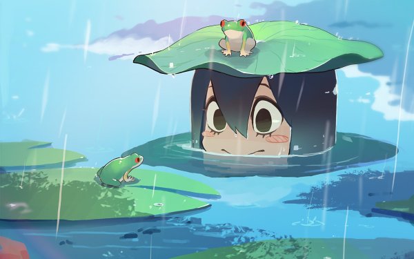 Anime My Hero Academia Tsuyu Asui Frog HD Wallpaper | Background Image