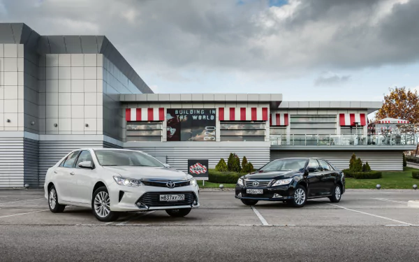 white car car Toyota vehicle Toyota Camry HD Desktop Wallpaper | Background Image