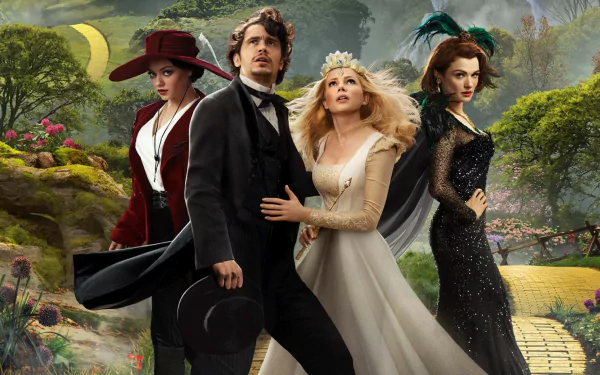 James Franco Mila Kunis Rachel Weisz Michelle Williams movie Oz the Great and Powerful HD Desktop Wallpaper | Background Image