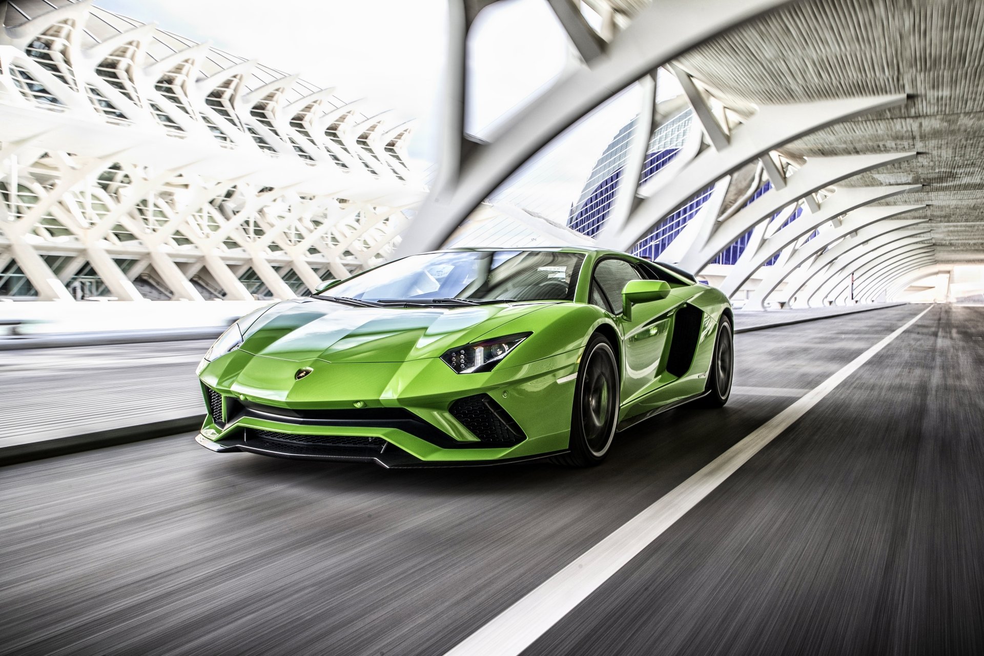 Download Lamborghini Aventador Green Car Supercar Car Lamborghini ...