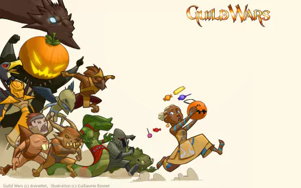 halloween video game Guild Wars Halloween Gaming HD Desktop Wallpaper | Background Image