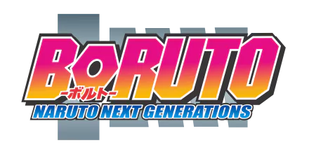 Boruto: Naruto Next Generations logo in bold gradient colors, featured as an 8K Ultra HD anime PC desktop wallpaper and background.