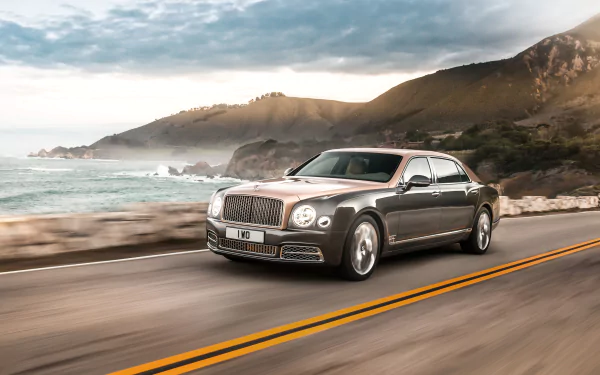 car silver car Bentley vehicle Bentley Mulsanne HD Desktop Wallpaper | Background Image