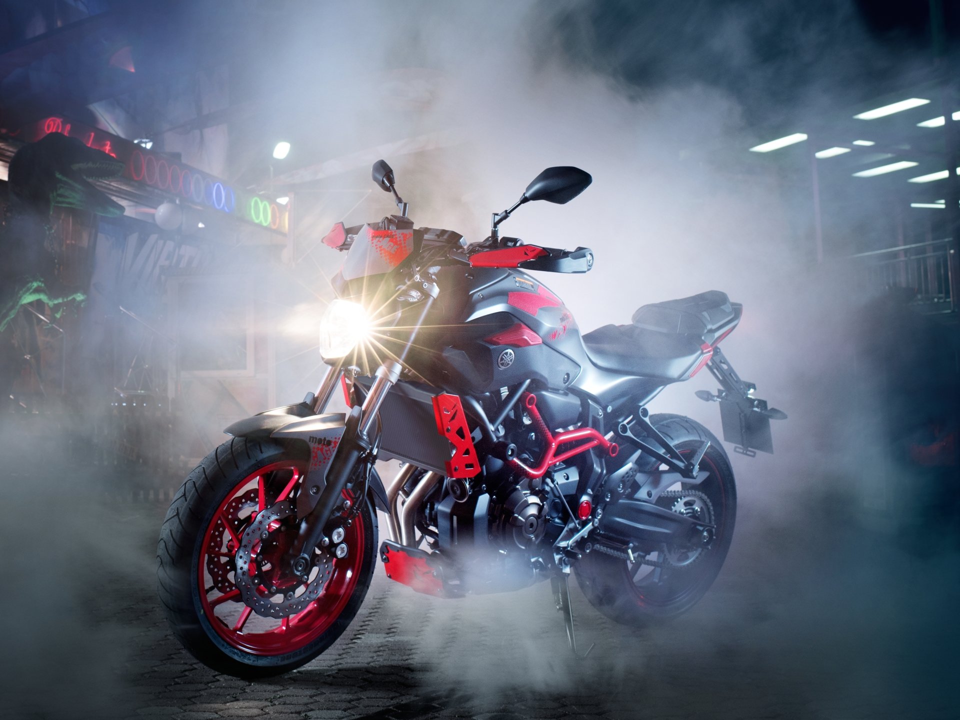 Yamaha MT-07 4k Ultra Fond d'écran HD | Arrière-Plan | 4000x3000 | ID