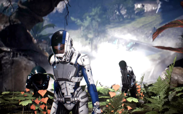 Liam Kosta Sara Ryder video game Mass Effect: Andromeda HD Desktop Wallpaper | Background Image