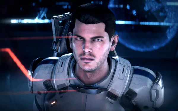 Scott Ryder video game Mass Effect: Andromeda HD Desktop Wallpaper | Background Image