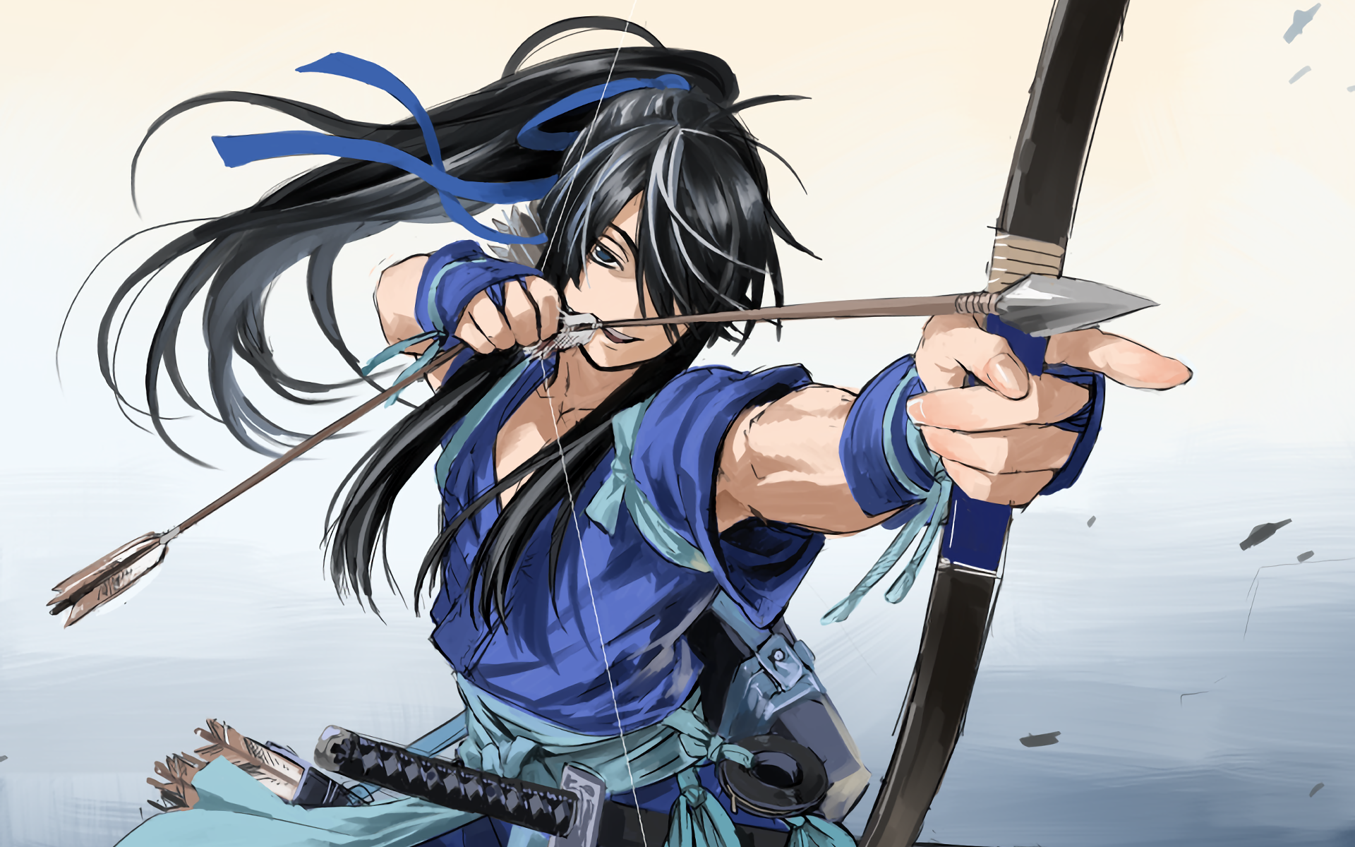 Wallpaper weapons, anime, art, characters, Drifters for mobile and desktop,  section прочее, resolution 2071x1278 - download