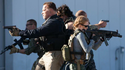 Arnold Schwarzenegger movie Sabotage (2014) HD Desktop Wallpaper | Background Image