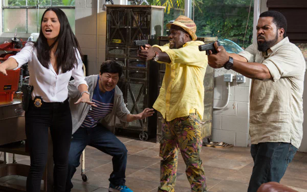 Olivia Munn Ice Cube (Celebrity) Kevin Hart movie Ride Along 2 HD Desktop Wallpaper | Background Image