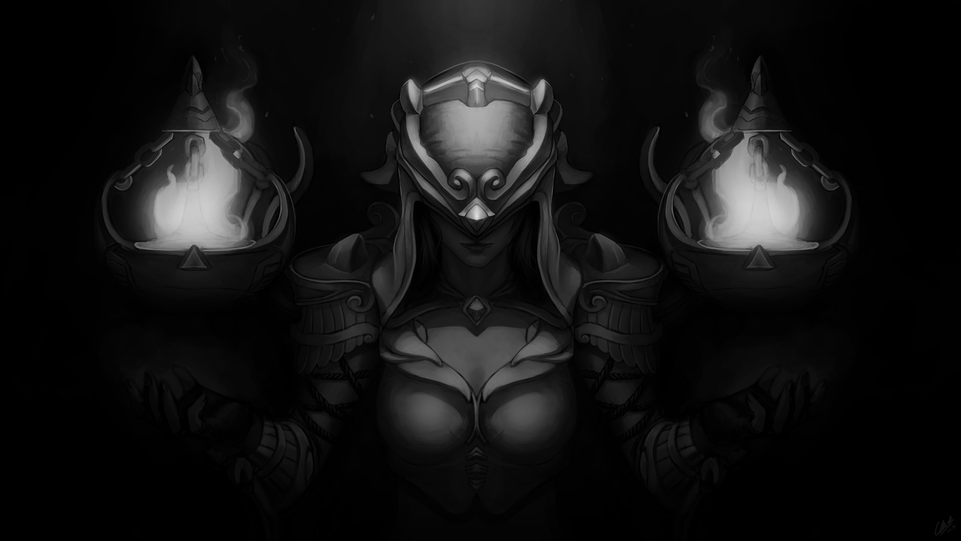 Download Nemesis (Smite) Video Game Smite HD Wallpaper by cherchen99