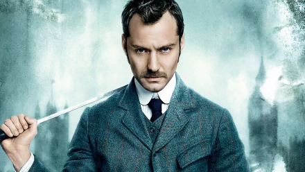 Jude Law movie Sherlock Holmes HD Desktop Wallpaper | Background Image