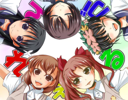 Kazari Uiharu Ruiko Saten Erii Haruue Kuroko Shirai Mikoto Misaka Anime A Certain Scientific Railgun HD Desktop Wallpaper | Background Image