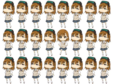 Sisters (Toaru Majutsu no Index) Anime A Certain Scientific Railgun HD Desktop Wallpaper | Background Image