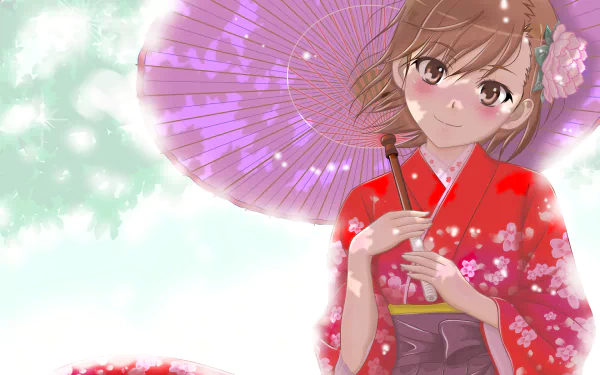 Mikoto Misaka Anime A Certain Scientific Railgun HD Desktop Wallpaper | Background Image