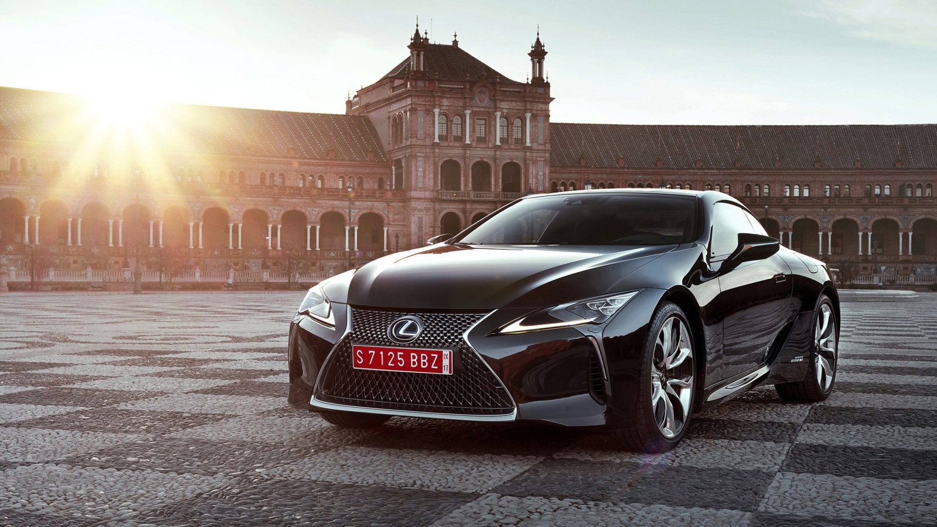 Download Black Car Supercar Car Lexus Vehicle Lexus LC 500 HD Wallpaper