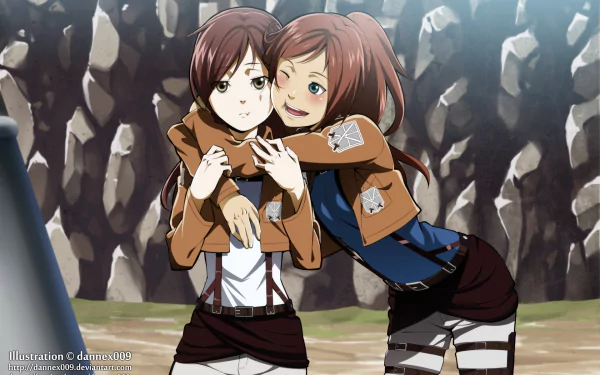 Sasha Blouse Attack on Titan Anime HD Desktop Wallpaper | Background Image