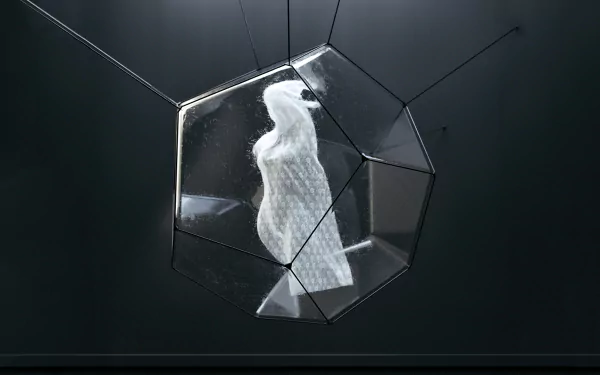 EDM glass geometry music Monstercat HD Desktop Wallpaper | Background Image