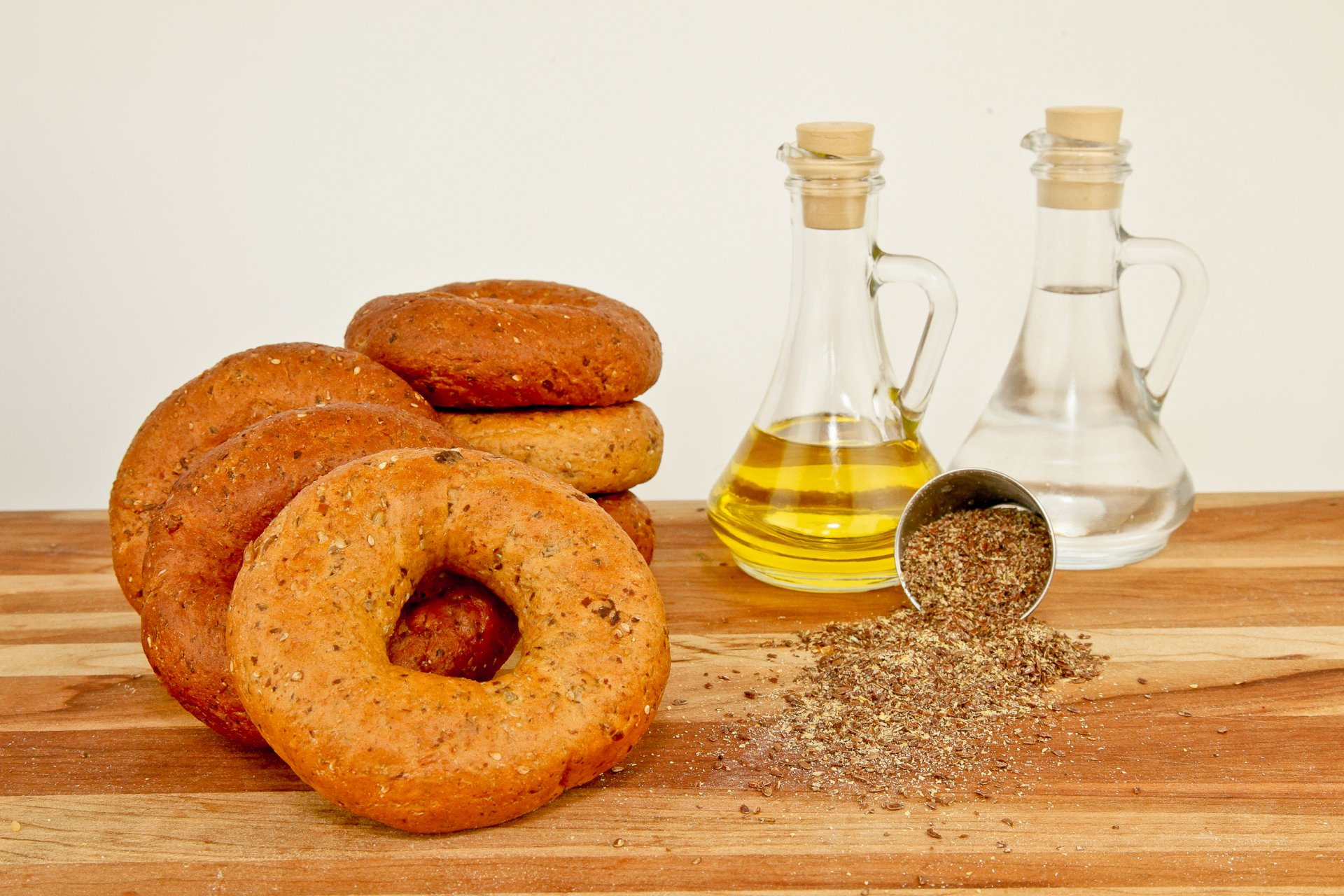 Download Bread Food Bagel HD Wallpaper