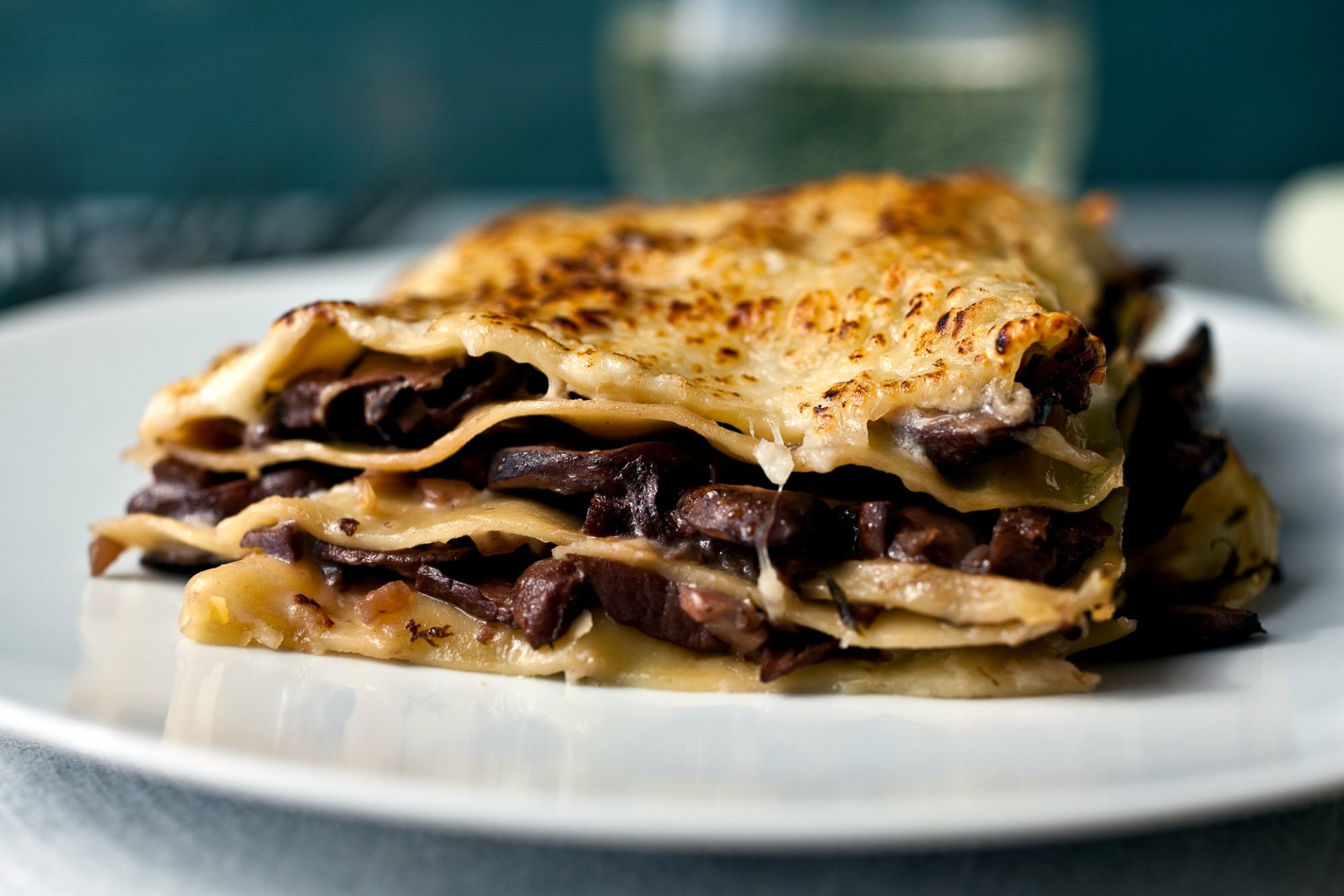 Download Meal Food Lasagna HD Wallpaper