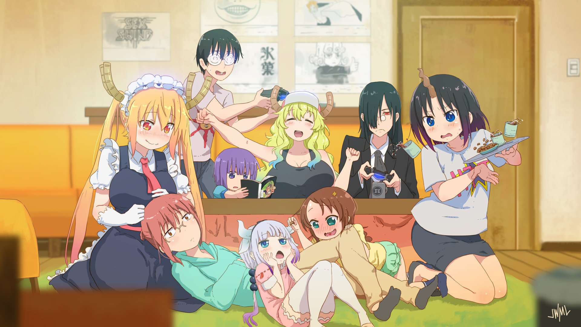 Miss Kobayashi's Dragon Maid Wallpaper