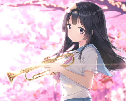 Reina Kousaka Anime Sound! Euphonium HD Desktop Wallpaper | Background Image