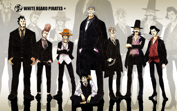 Anime One Piece Monkey D. Luffy Edward Newgate Izo Thatch Portgas D. Ace Marco HD Wallpaper | Background Image