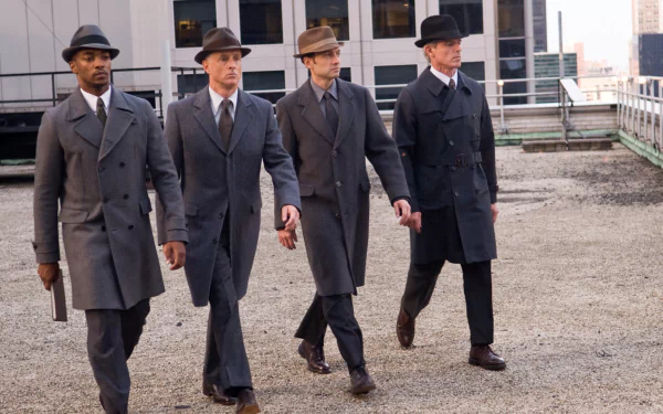 John Slattery Anthony Mackie movie The Adjustment Bureau HD Desktop Wallpaper | Background Image