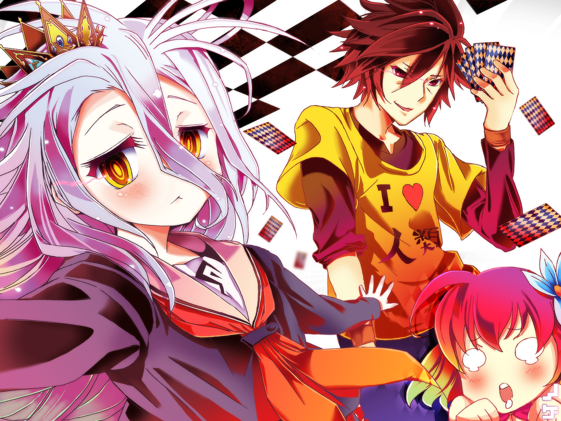 anime no game no life shiro sora hd wallpaper (1920x1200 on sora no game no life wallpapers